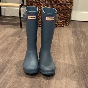 Hunter Kids Classic Blue Rain Boots